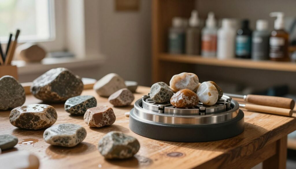 rock polishing rock polishing