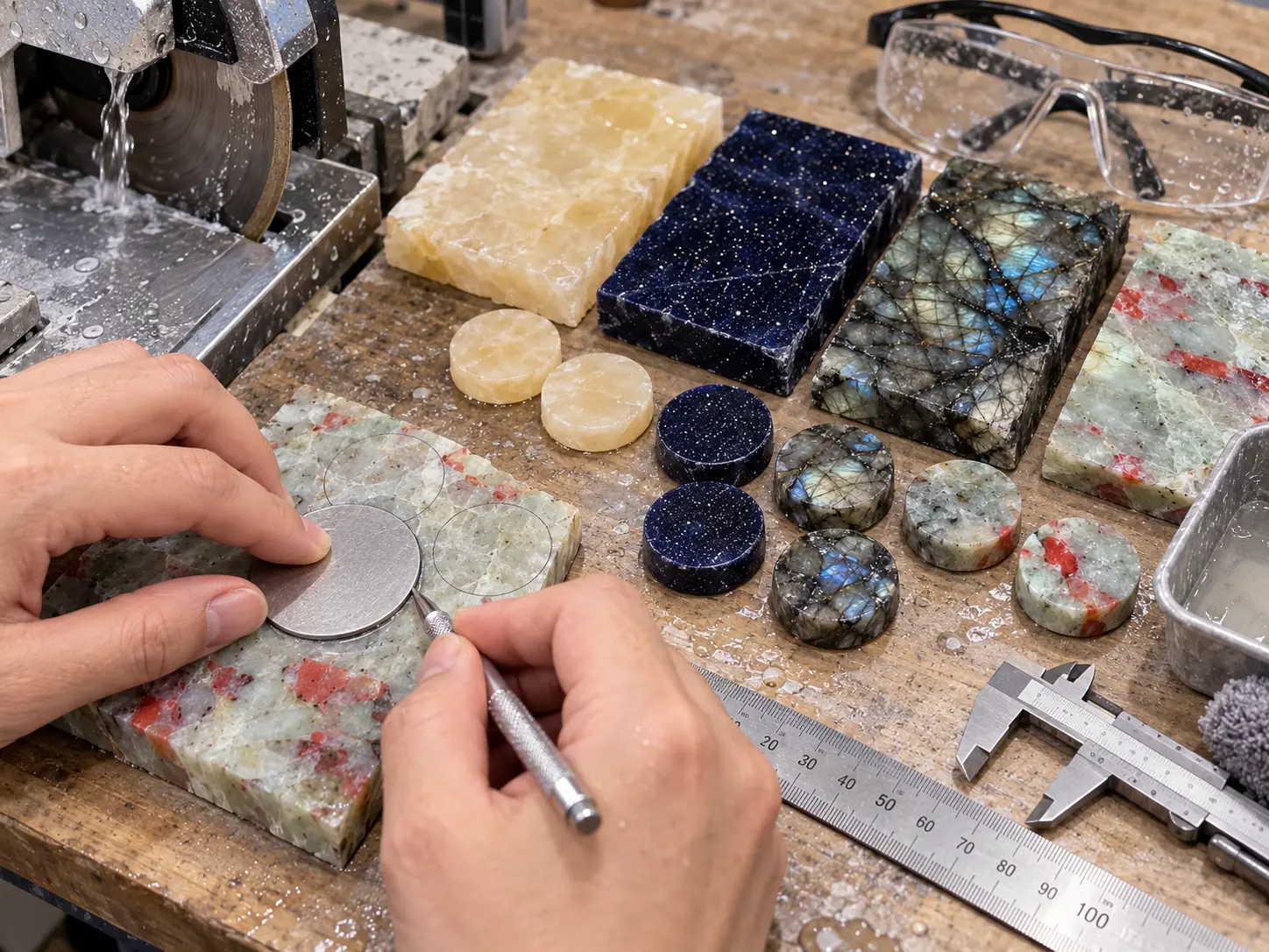 How to Carve a Gemstone Rose Pendant