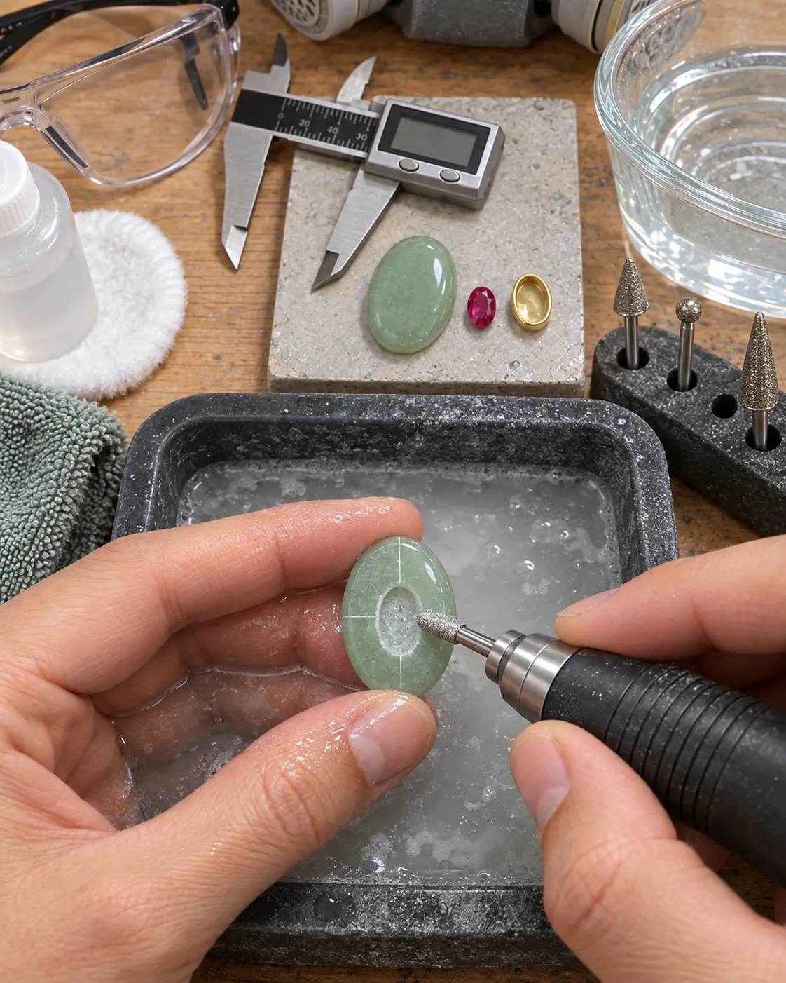 How to Make an Inlaid Gemstone Pendant