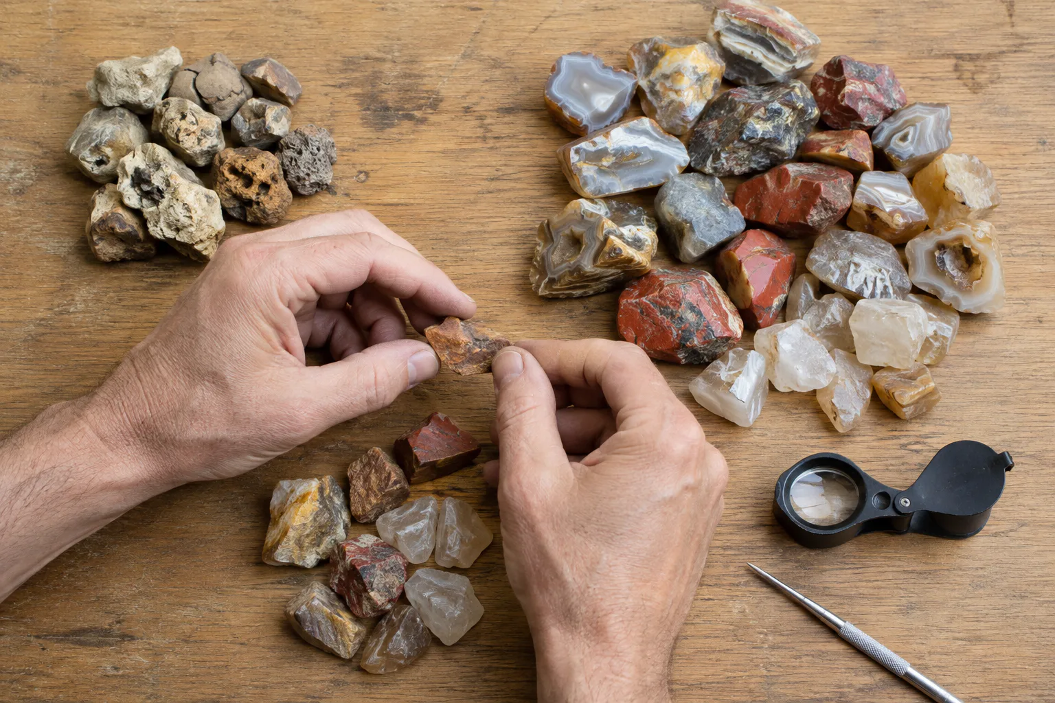 Choosing suitable rocks for rock tumbling for beginners